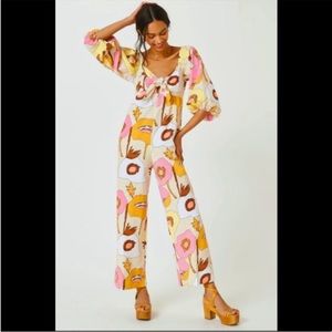 Bel Kazan Large floral jumpsuit - from Anthropologie